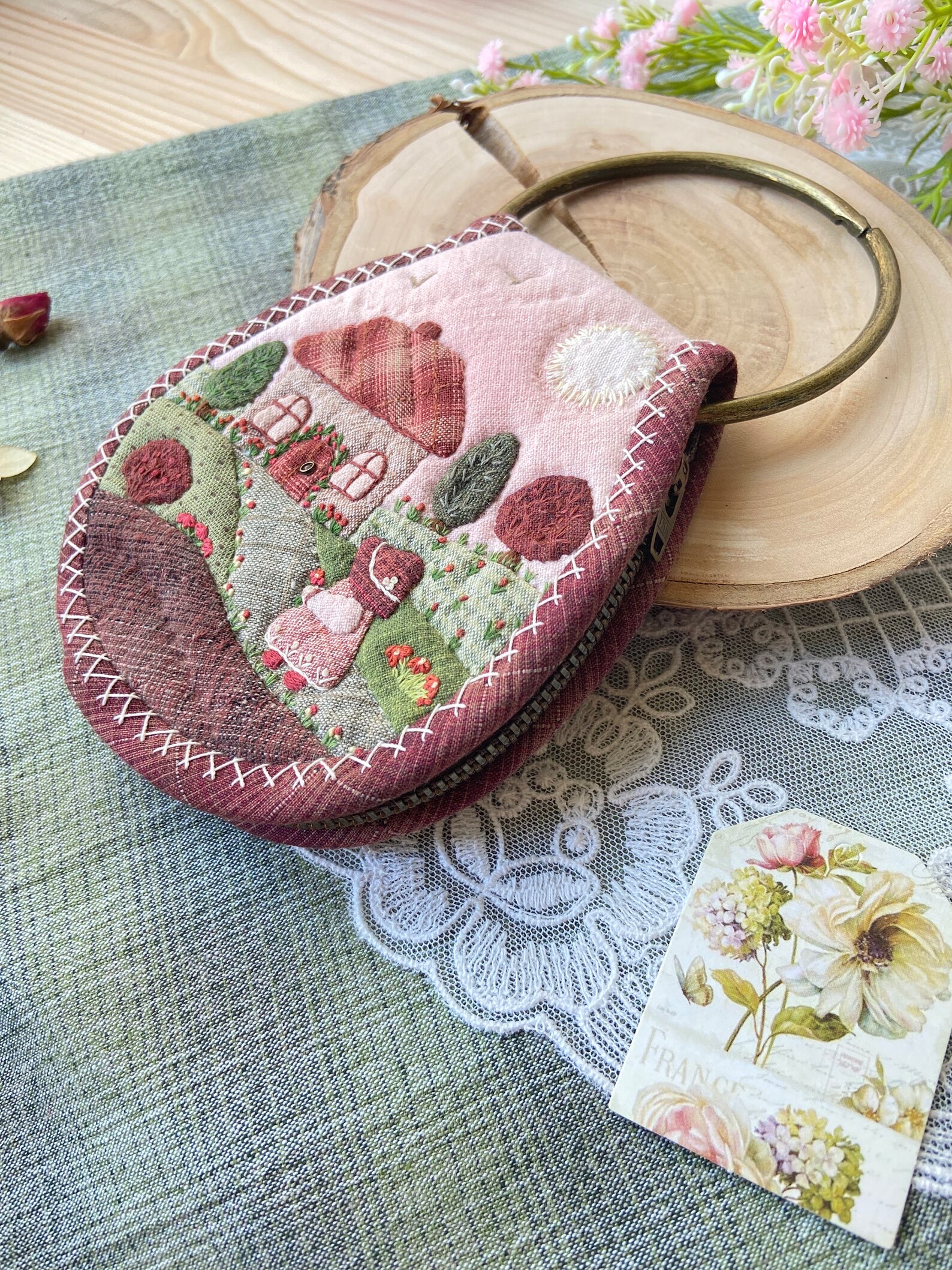 Designer Key Holder, Patchwork Fabric Key Holder, Key Organizer ...