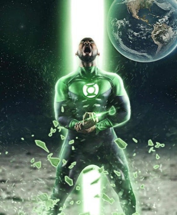 Free Shipping Cosplay Costume Guy Gardner Green Lantern Vest Any Size#