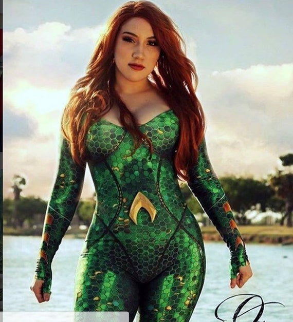 Mera Aquaman Costume Madchen Damen Cosplay Superheld Etsy