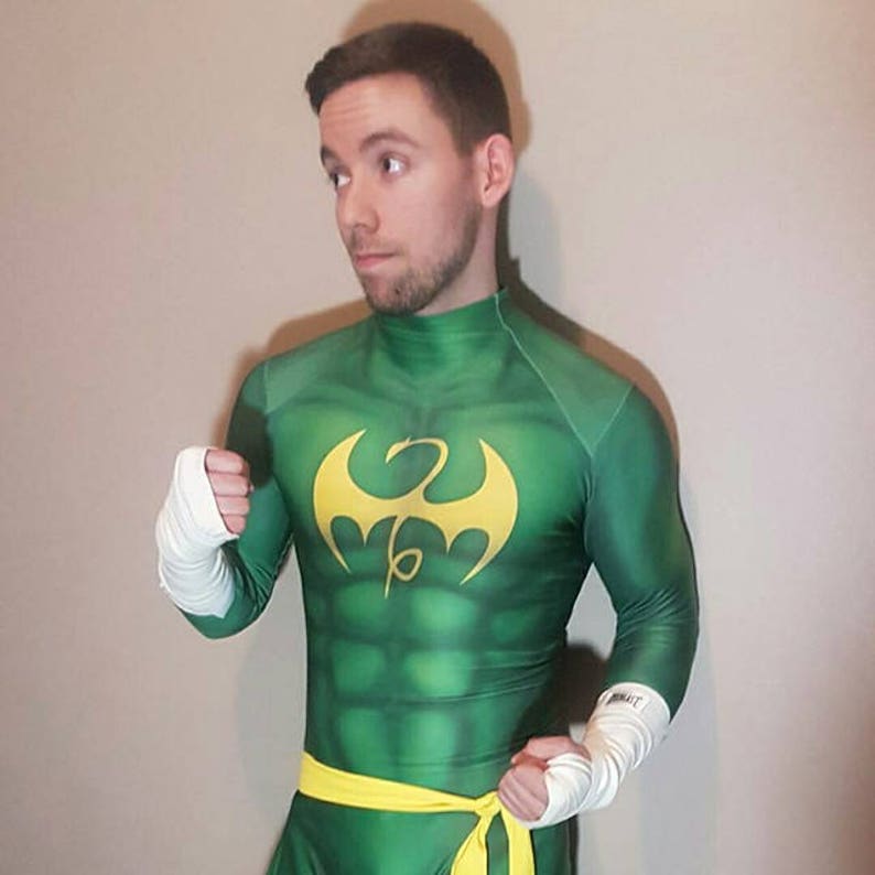 IRON FIST bodysuit / costume / mens boys cosplay / superhero Etsy