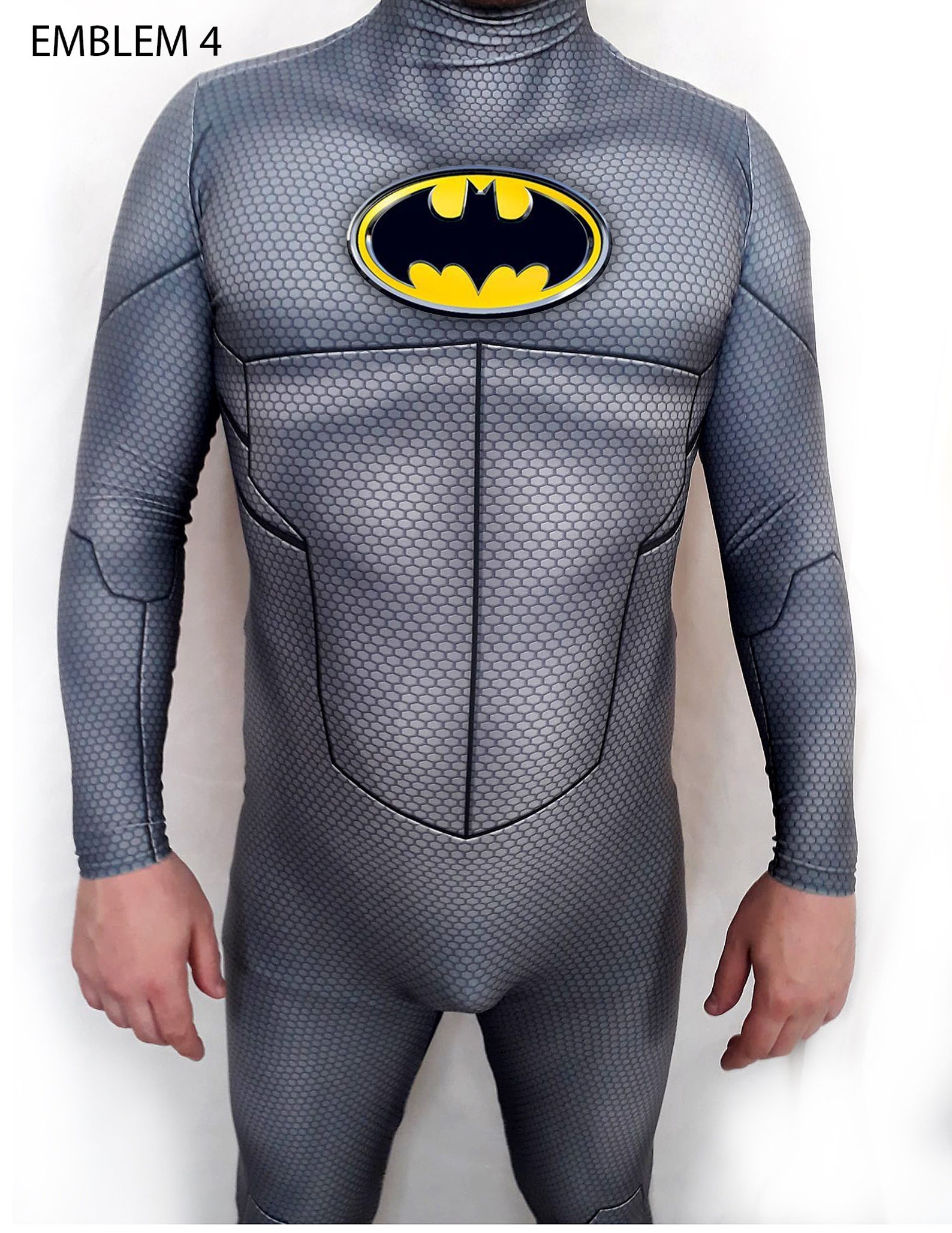 BATMAN SUPERHERO bodysuit / costume / mens boys cosplay Etsy