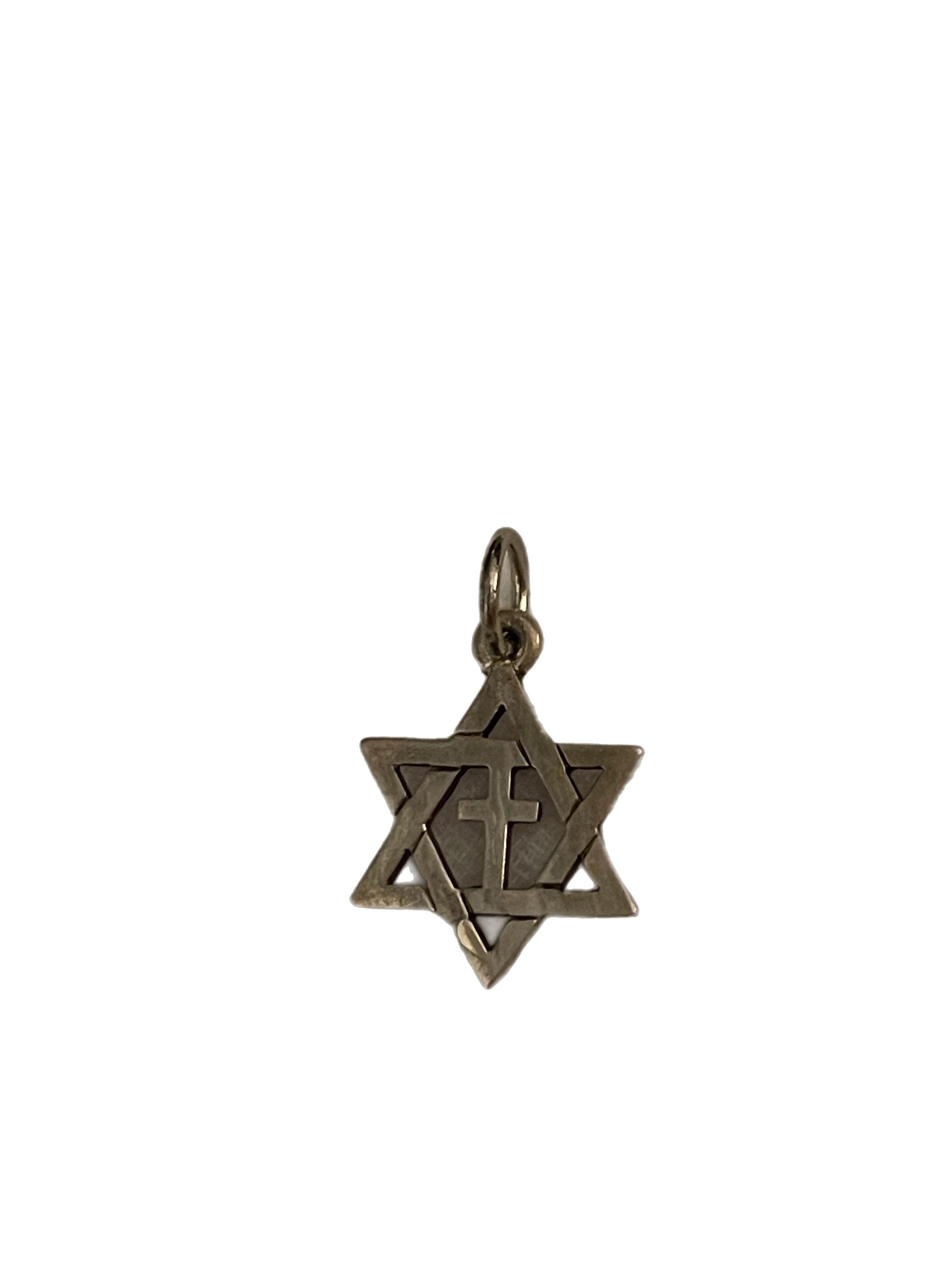 Retired James Avery Star of David and Cross Pendant Etsy Canada