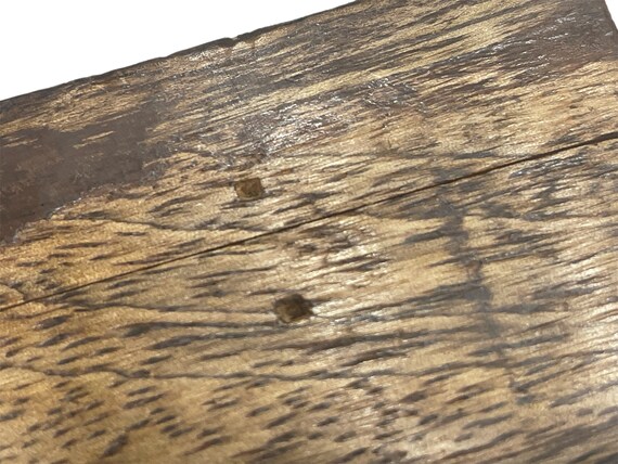 Tiny square trinket box with tin star lid - image 6