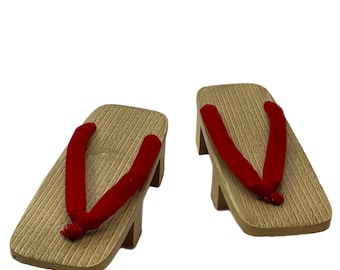 Japanese geta kid's sandals, Vintage kid's clogs