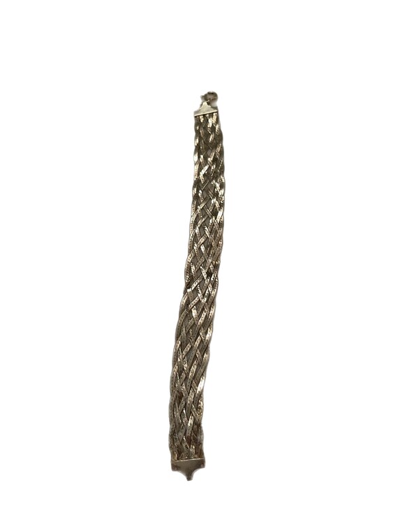 Sterling braided bracelet - image 2