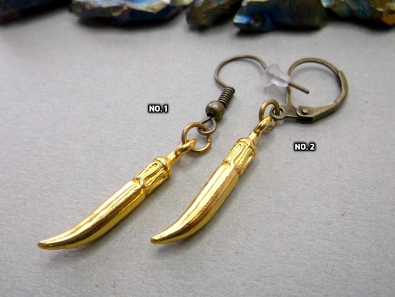 Goth earrings for guys hot sale