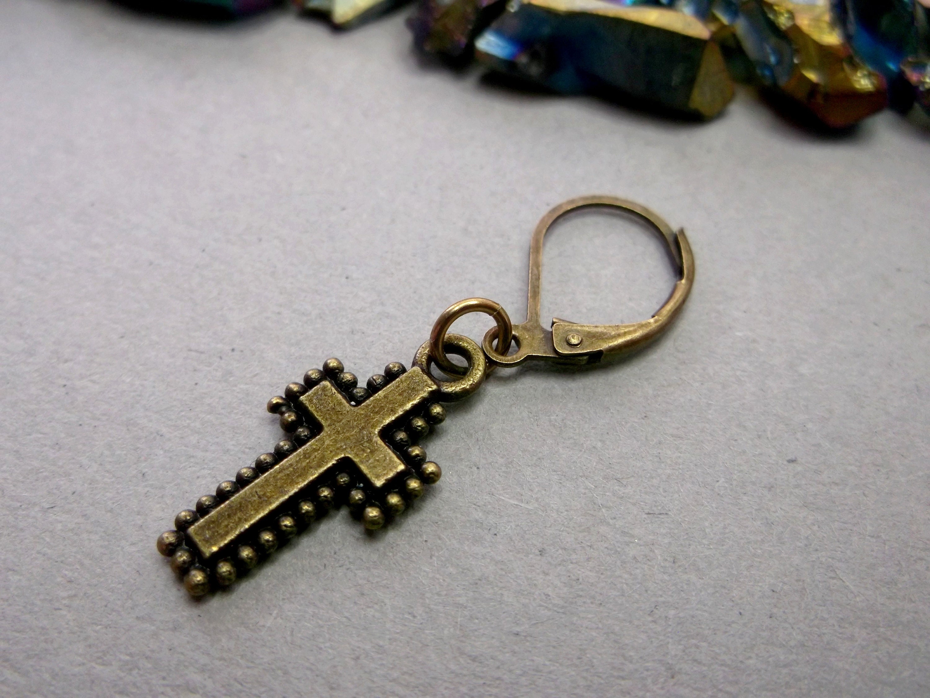 One earring cross Clearance