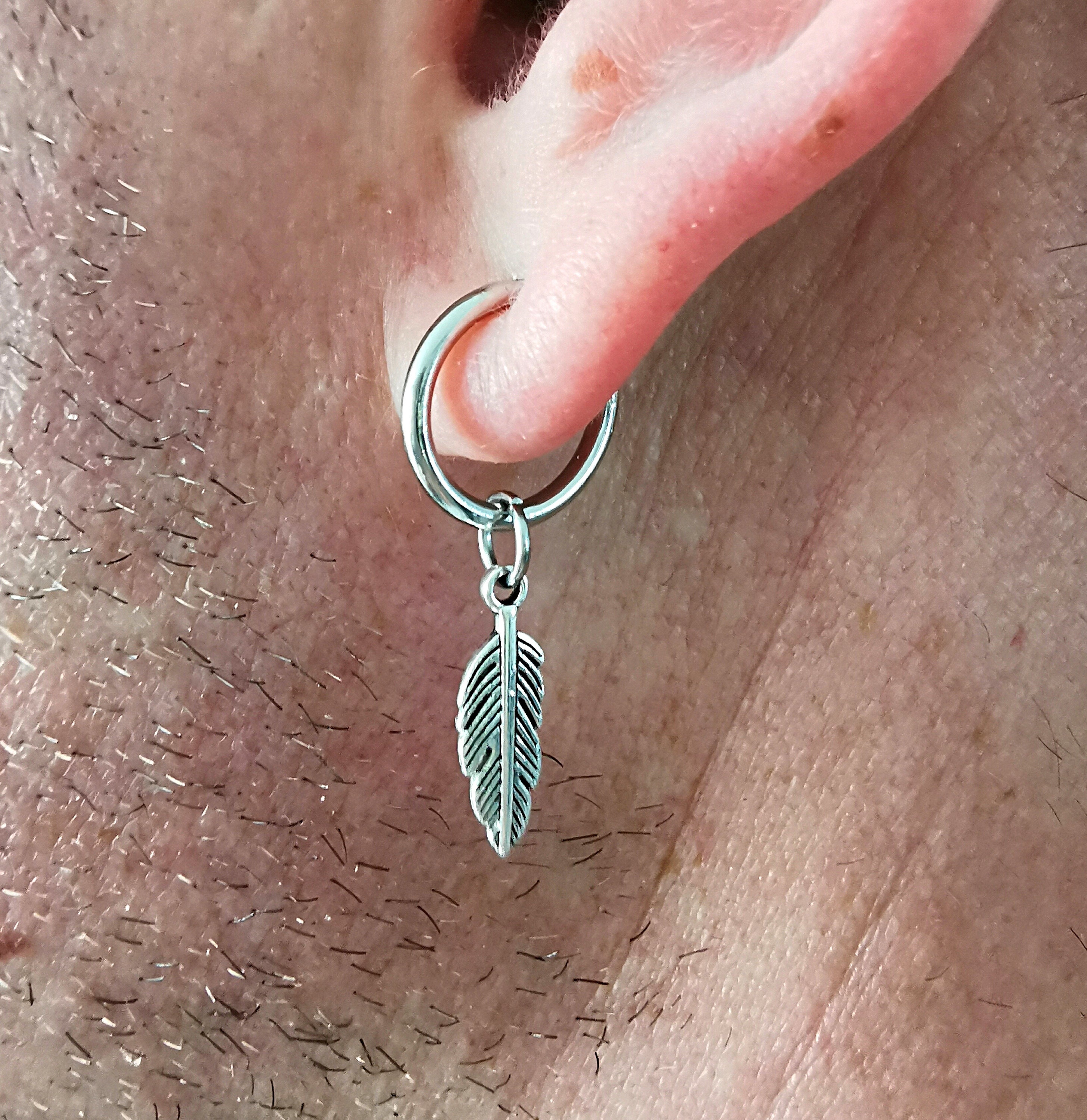 Boucles d’oreilles à clip avec pendentifs en résine Giorgio