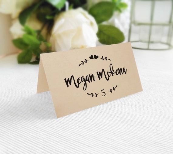 Cheap Wedding Place Cards Printed Personalized Place Cards Etsy