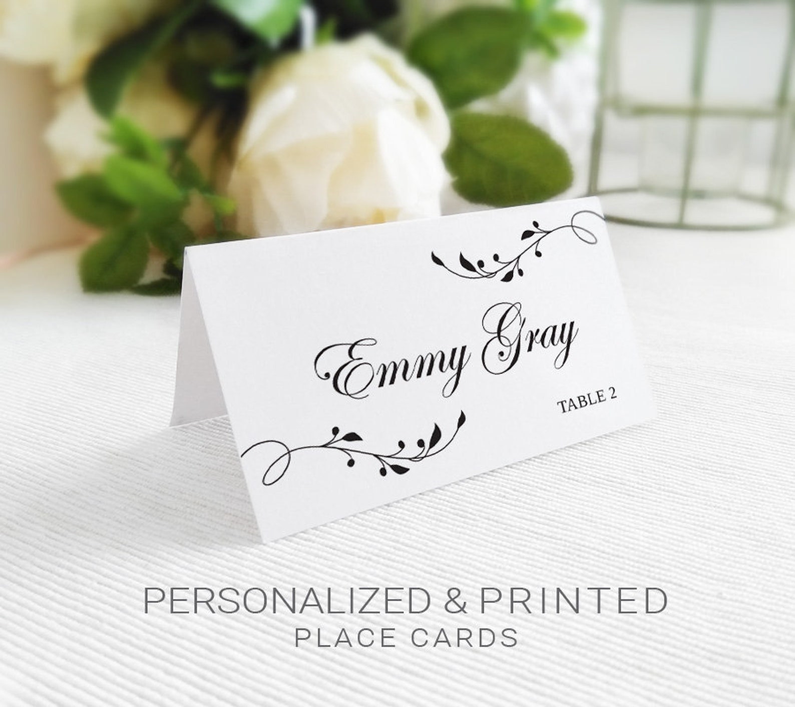 Place Cards Printed Wedding Name Cards Wedding Place Names Personalized Place Cards With Fold Table Name Cards Name Place Cards Etsy Canada