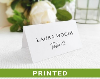 Wedding place cards   Custom place cards with guest names   Table name card   Name place cards   Folded place cards wedding