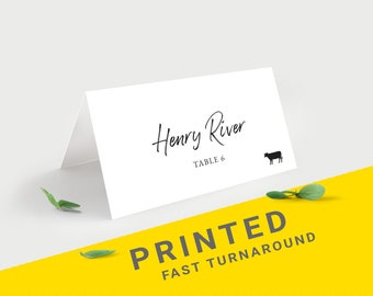 Wedding Name Cards Personalized, Seating Place Cards Printed