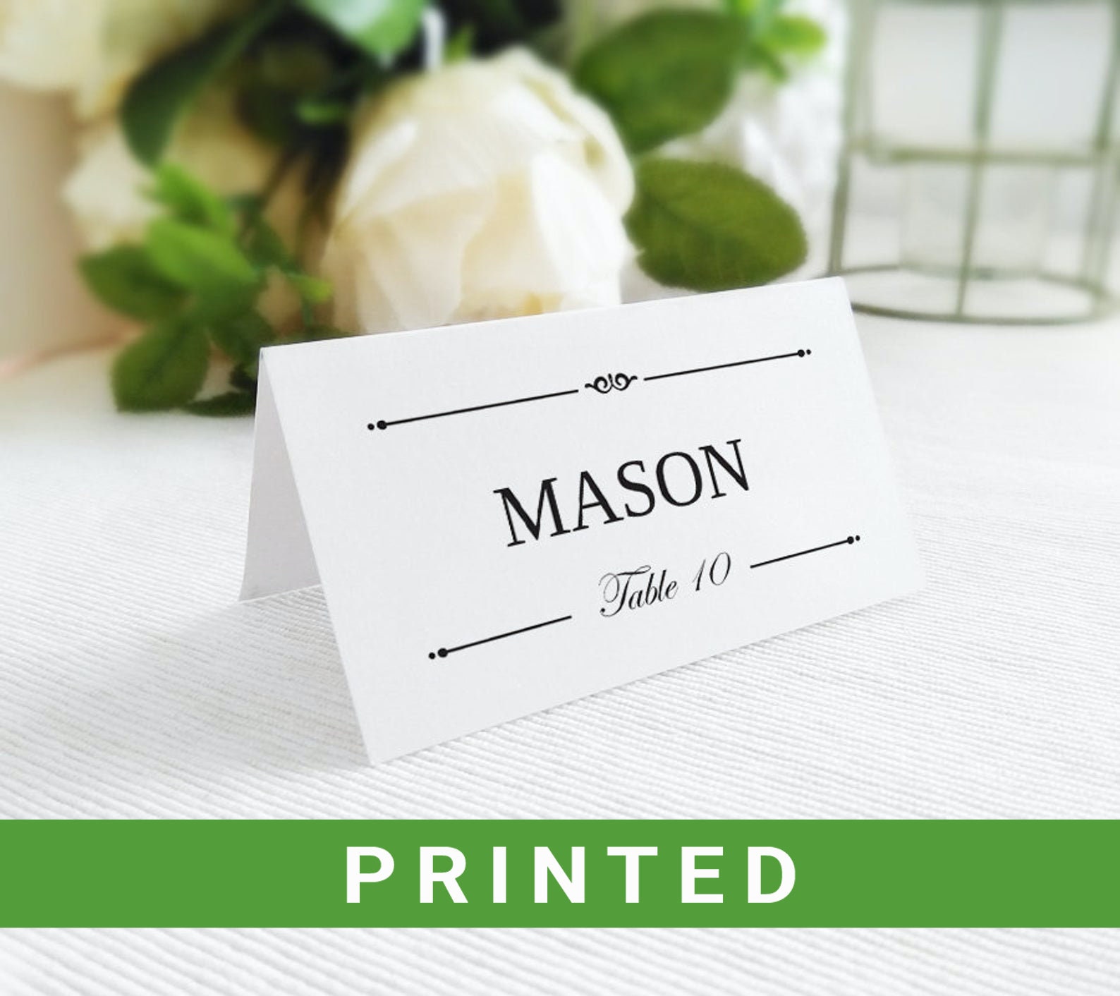 Wedding Seating Cards Printed Table Name Cards Etsy UK