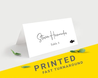 Table Seating Place Cards, Personalized Wedding Name cards
