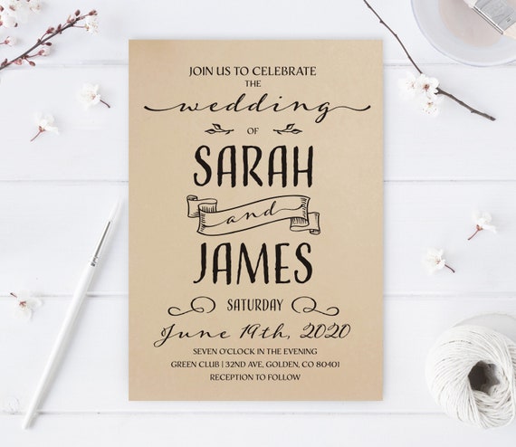 cardstock invitation printing