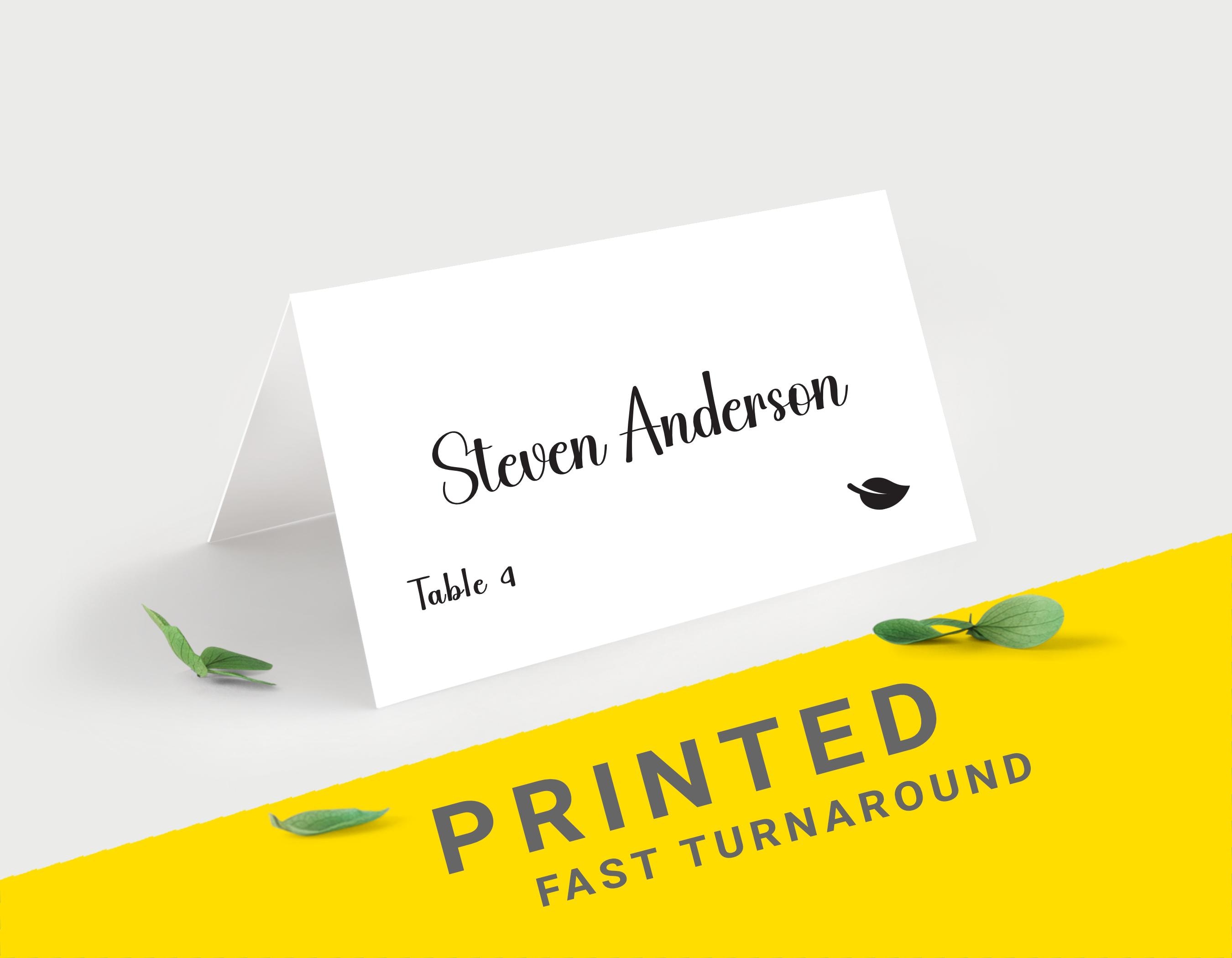 personalized seating cards