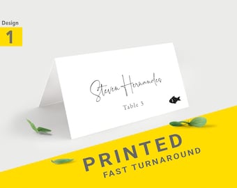Table Seating Place Cards, Personalized Wedding Name cards