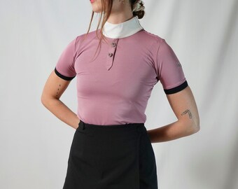 Pink short-sleeved equestrian polo shirt I Kingsland equestrian I top competition I XS I top equestrian quality