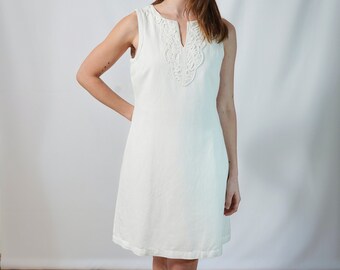 Robe en ln Vérone / Robe en ln sans manches / Robe en ln