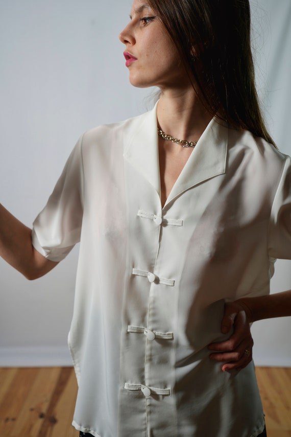 chemise blanche vintage I chemise  minimaliste I … - image 6