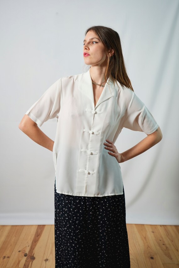 chemise blanche vintage I chemise  minimaliste I … - image 1