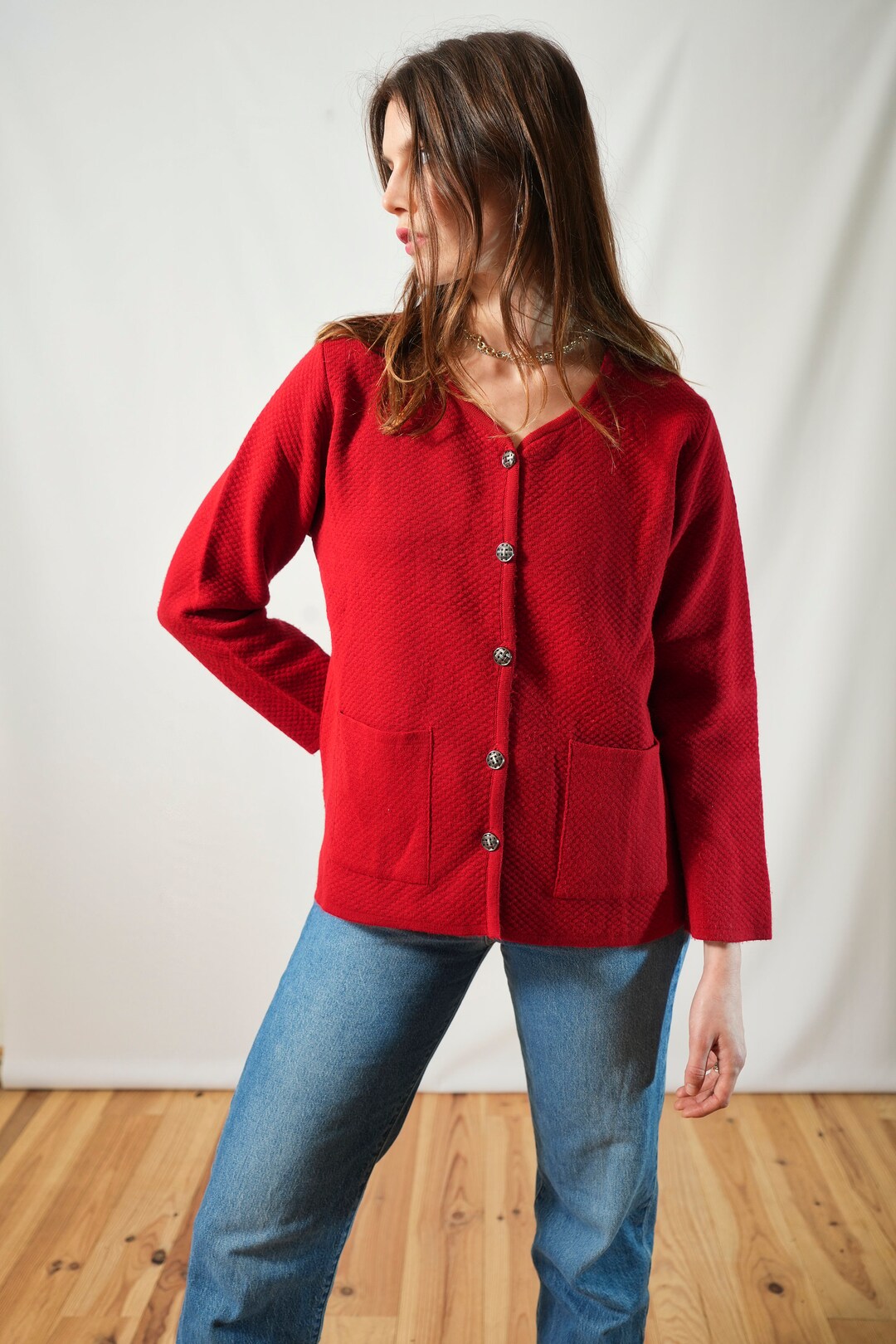 Maneater Red Leopard Print Oversized Cardigan | Jawbreaker Cardigan | EMP