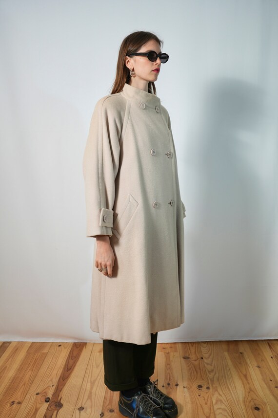 SELTENES STÜCK Langer Mantel aus Kaschmir und Wolle I