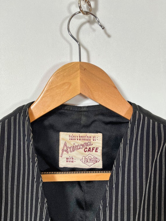 Vintage Lee Cooper I striped sleeveless jacket I … - image 3