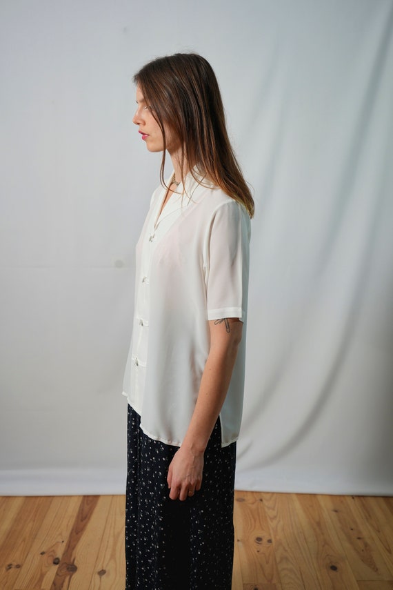 chemise blanche vintage I chemise  minimaliste I … - image 7