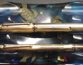 Wahl Eversharp Coronet Gold-Filled Fountain Pen Pencil Set, Jewellery Grade, Gold Filled Overlay
