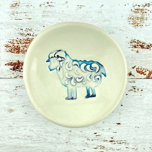 Sheep Tea Bag Rest, Coffee Spoon Holder or Ring Dish