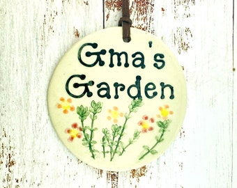 Gma's Garden Sign