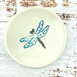 Dragonfly Tea Bag Rest, Coffee Spoon Holder or Ring Dish