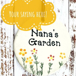 Custom Garden Sign to be Personalized