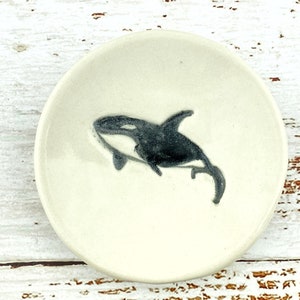 Orca Tea Bag Rest, Coffee Spoon Holder or Ring Dish