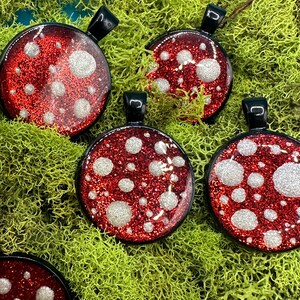 Toadstool Inspired Pendants