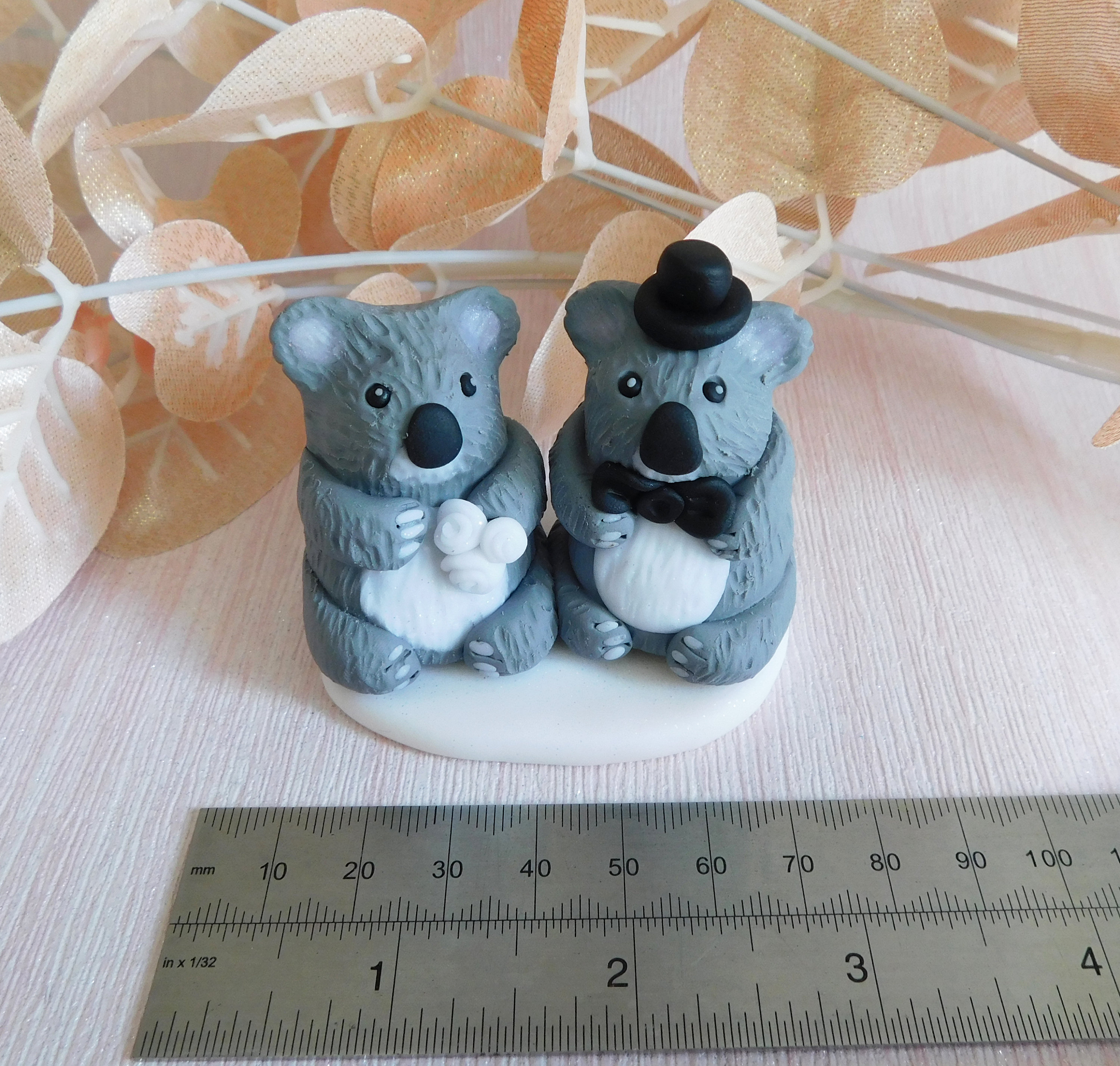 Koala Wedding Cake Topper Handmade to Order Customise NEW Etsy