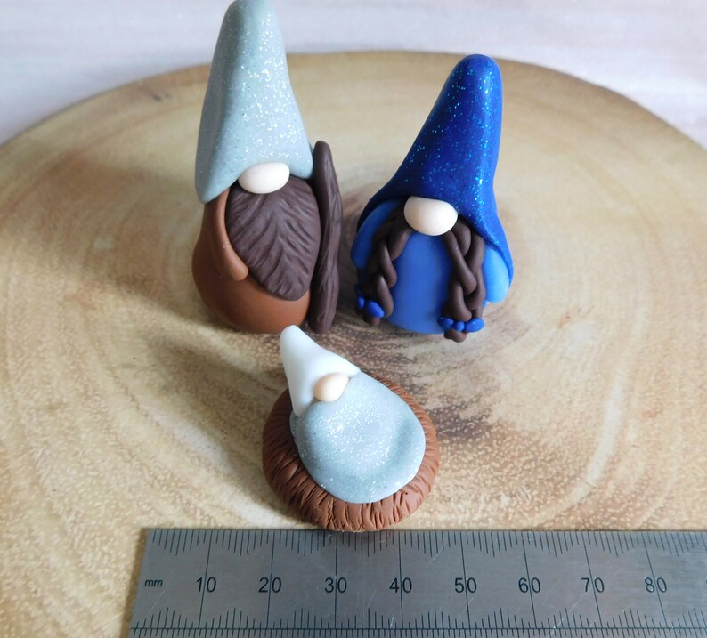 Gnome Nativity Set Uk 8 pieces Nativity Scene Gonk Gnomes Etsy