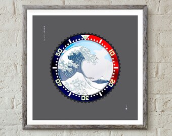 Seiko SKX Meets the Great Wave off Kanagawa Wall Art Seiko - Etsy Seiko SKX Meets the Great Wave off Kanagawa Wall Art Seiko - Etsy