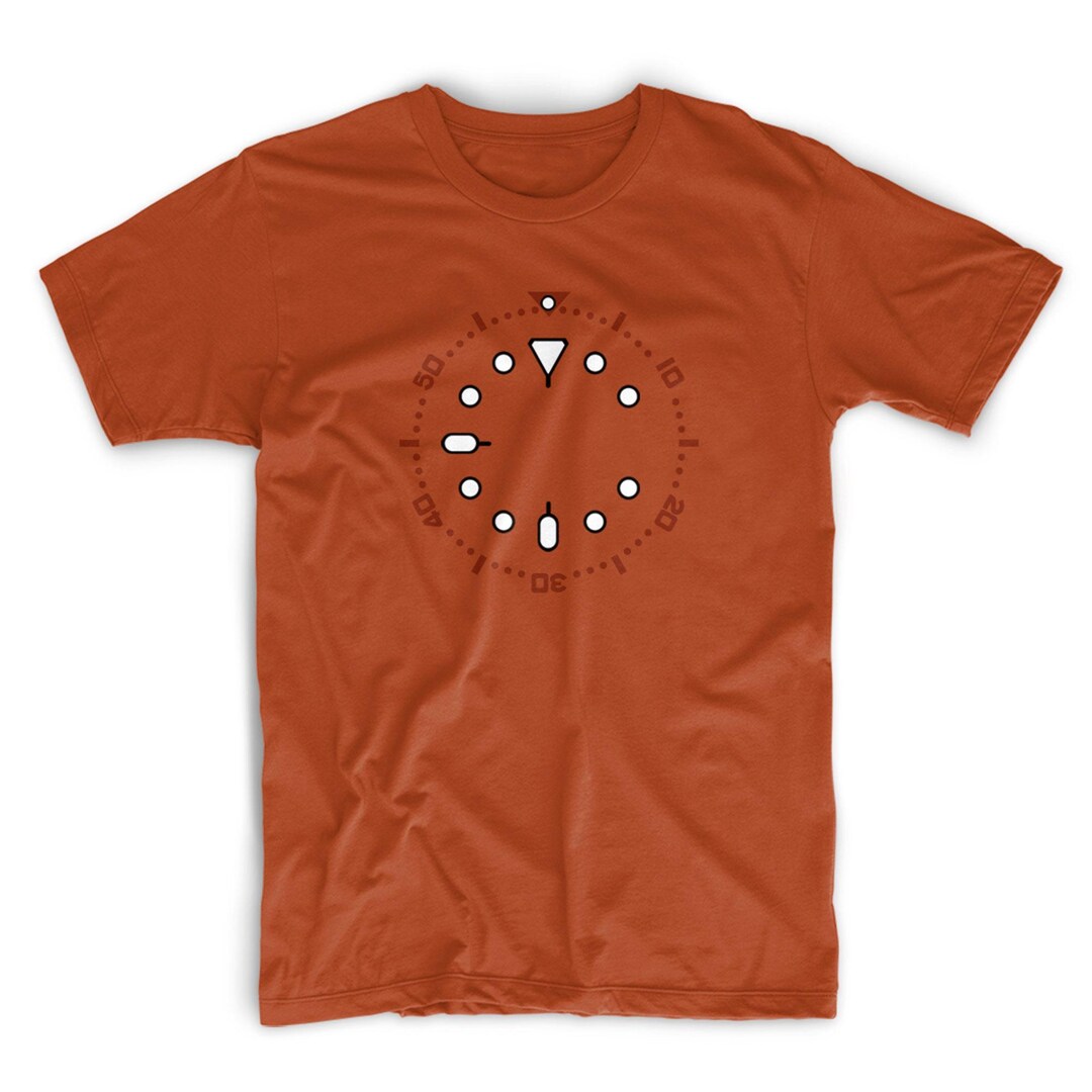 SKX011 Taucher-T-Shirt: Leuchtendes Ziffernblatt, Uhrwerk Geschenk