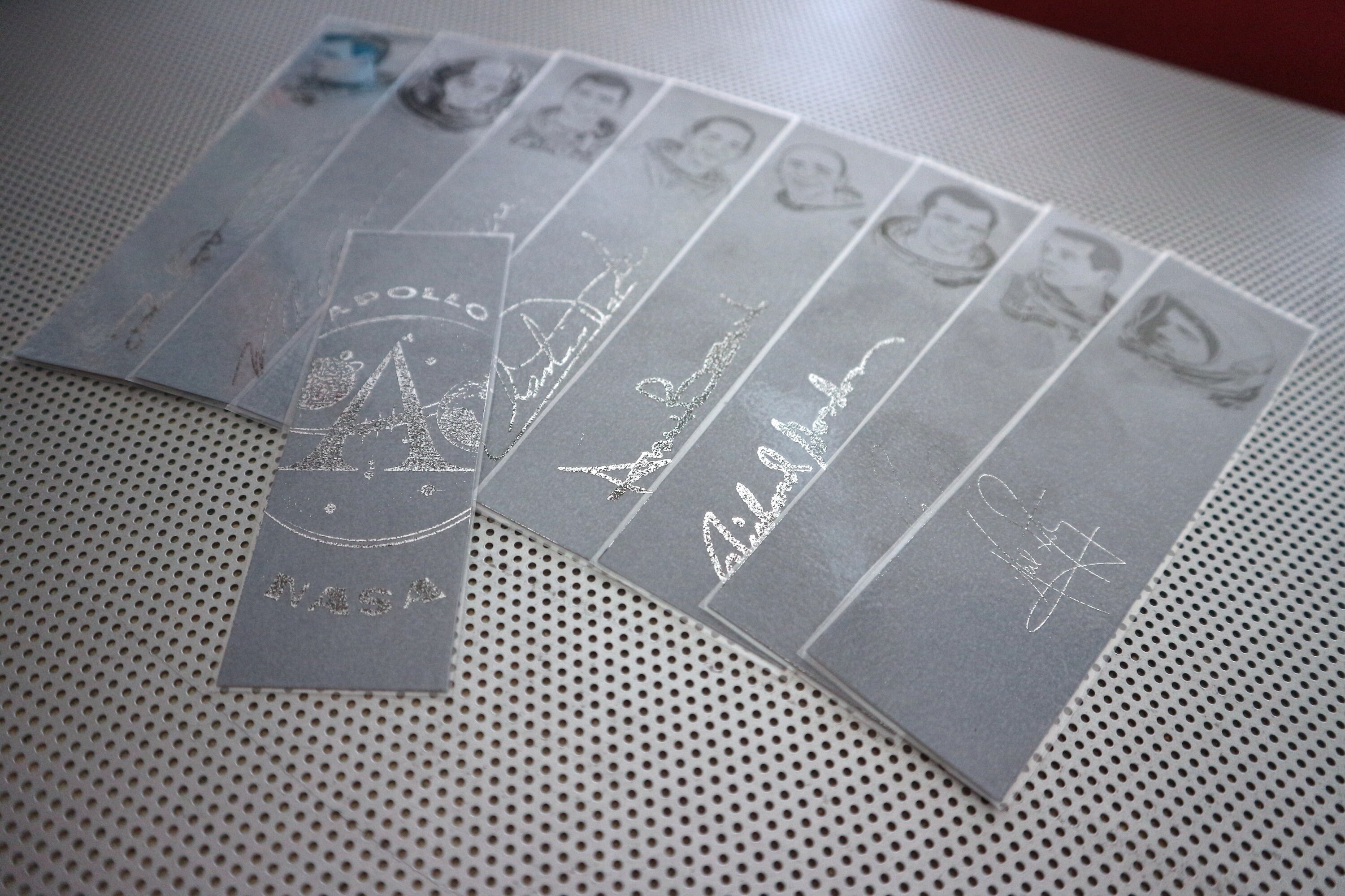 Apollo Astronauts bookmarks set of 9 handmade NASA space | Etsy