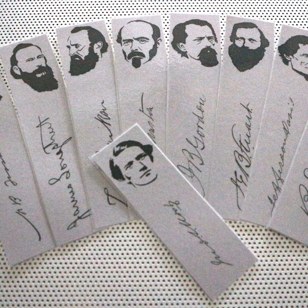 Civil War bookmarks Heroes of the Confederacy set of 9 American historical bookmarks / Forrest Davis Robert E Lee Stonewall Jackson JEB