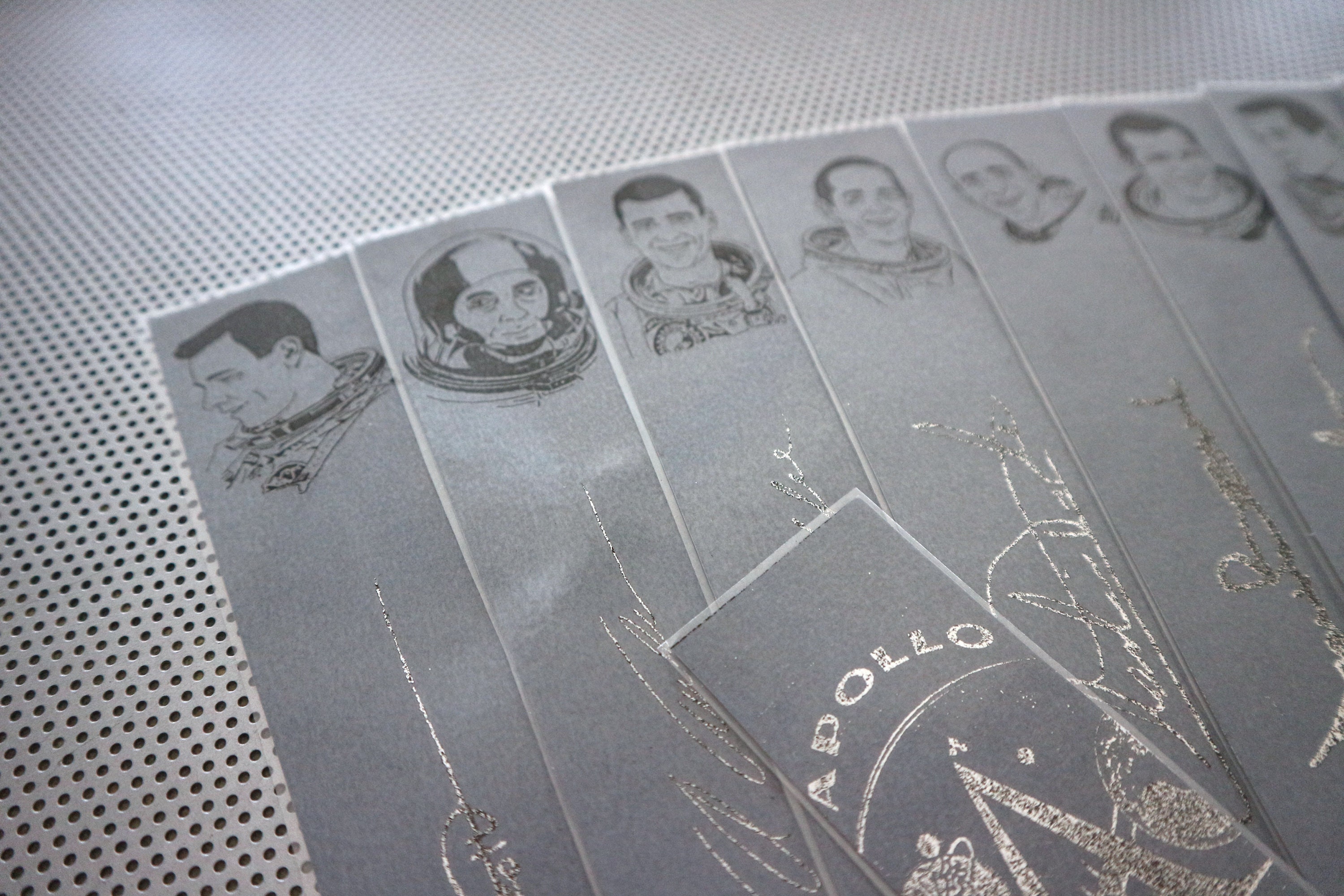 Apollo Astronauts bookmarks set of 9 handmade NASA space | Etsy