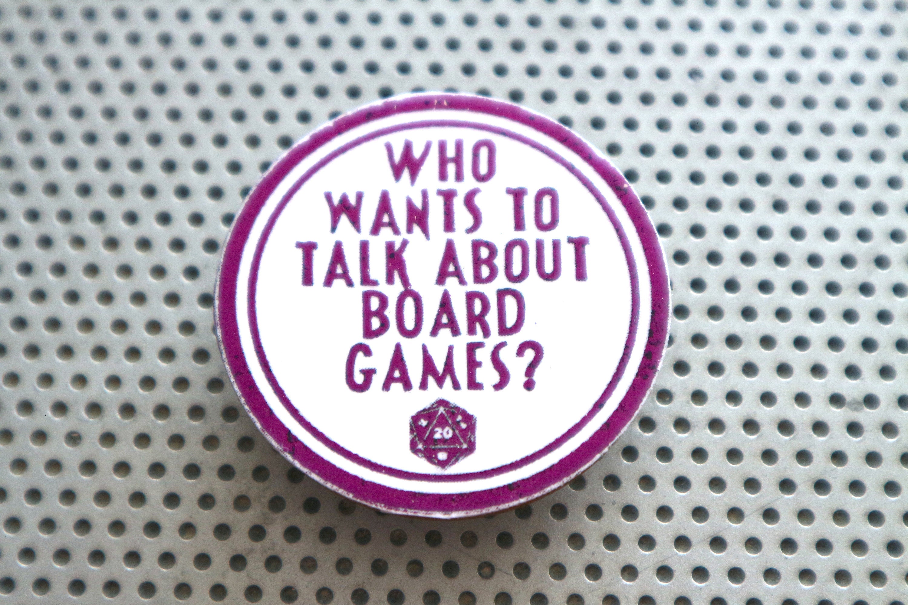 Board Game Pin. Gamer Geek 1.5 Pinback Button. Etsy Ireland