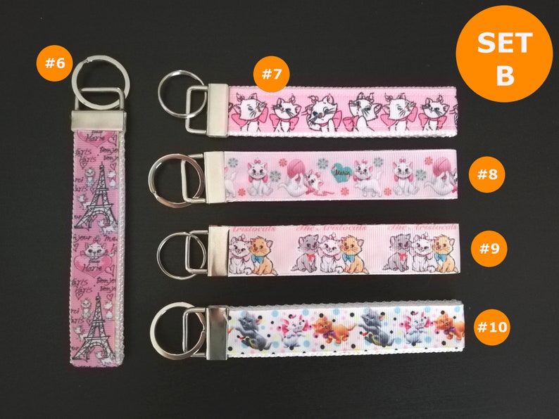 MarieThe Aristocats Disney Keychain Lanyard