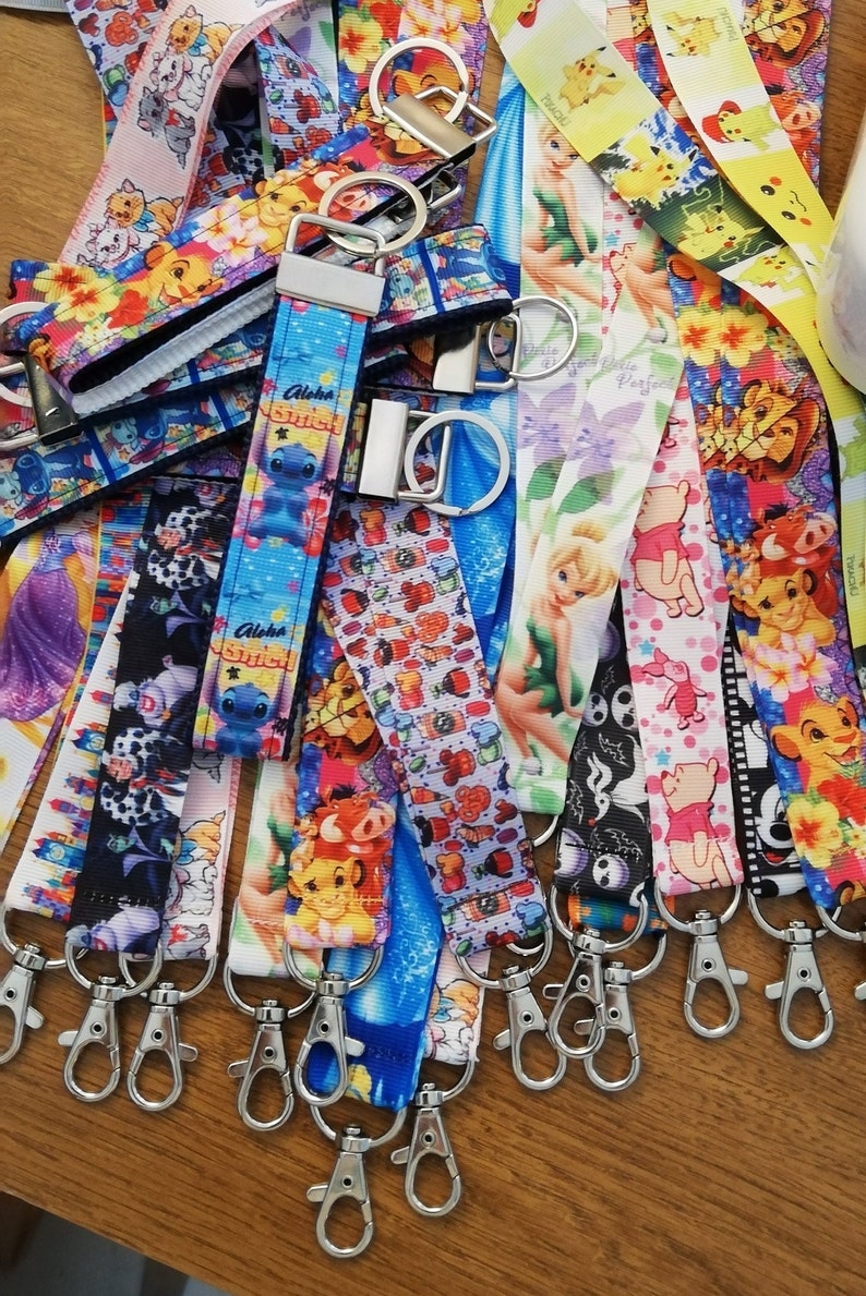 Disney Stitch Keychain / Lanyard Etsy