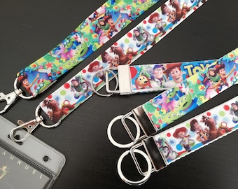 Toy Story Jessie Lanyard (2 Poses) - Officially Licensed Disney Stretchy Polyester Lanyard With Clip