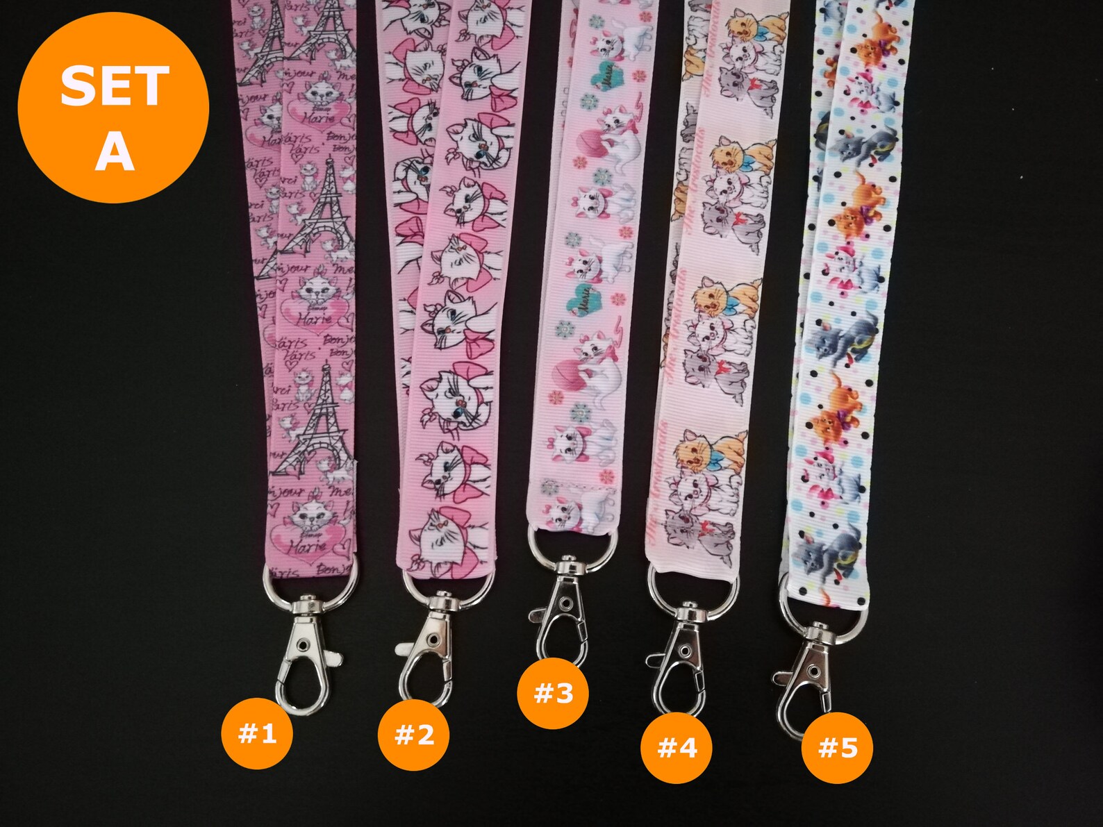 Marie/the Aristocats Disney Keychain / Lanyard Etsy
