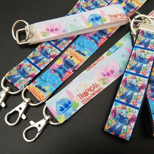 Lanyard Keychain Stitch Stitch & Angel Scrump Gift Idea Etsy