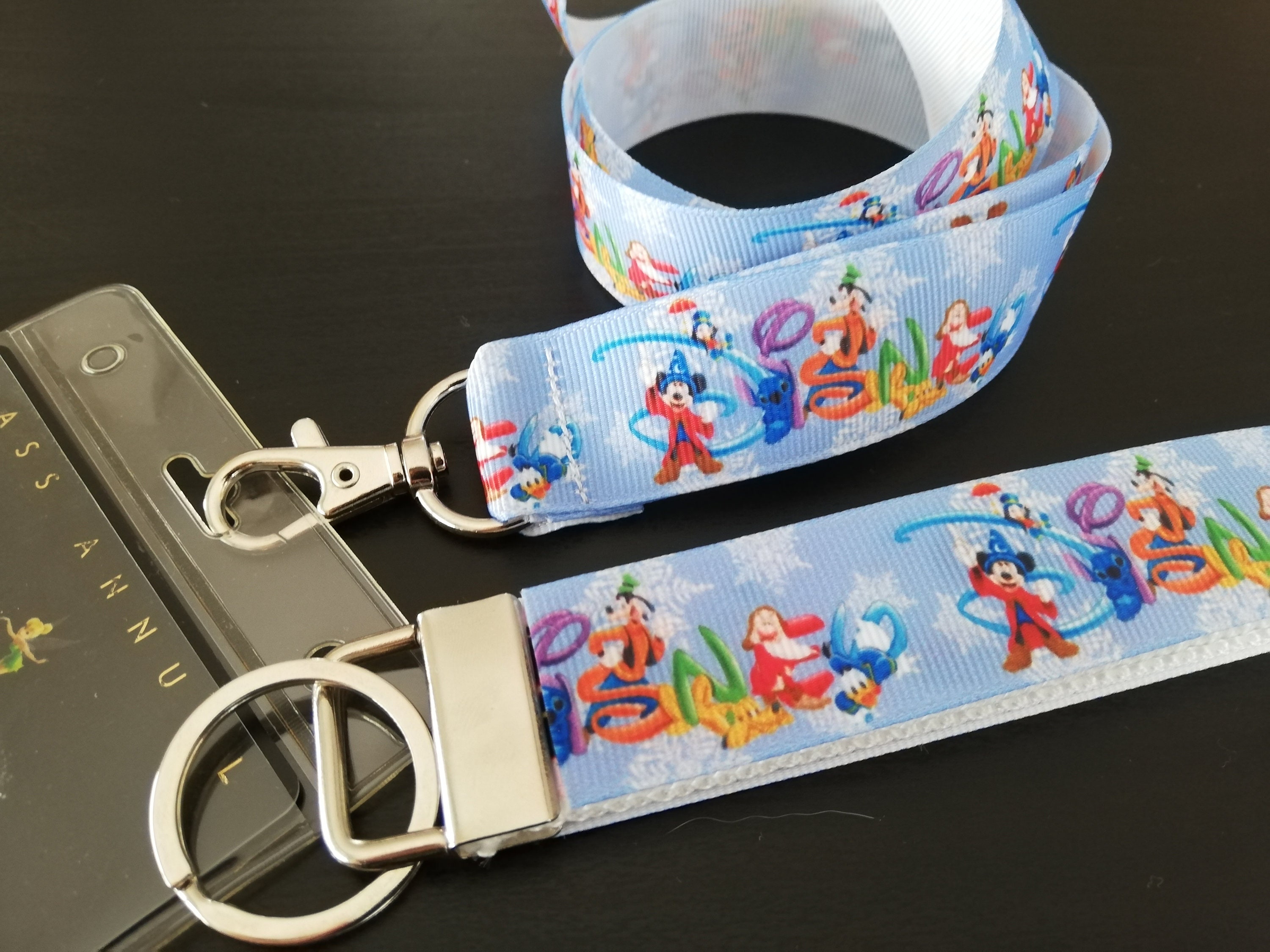 Disney Keychain / lanyard Etsy